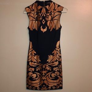 High neck dress